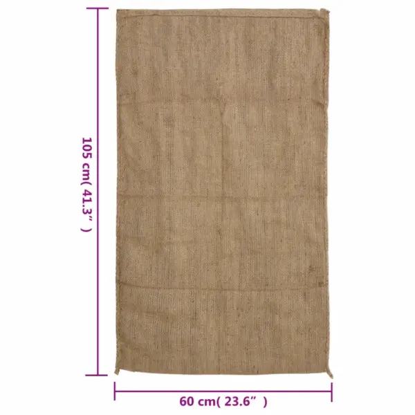 Džuudist kartulikotid 10 tk, 60 x 105 cm, 100% looduslik džuut, ruutmeetri kaal 340 g – 7