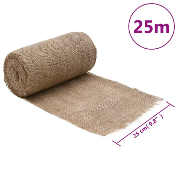 Dekoratiivne džuudiriie rullis, 0,25 x 25 m, naturaalne, 100% looduslik džuut, 200 g/m² – 7