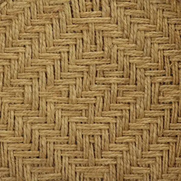 Käsitööna valminud džuutkohvilaudade komplekt, 2 tk, beež, terasraamiga, 59 ja 40 cm – 9