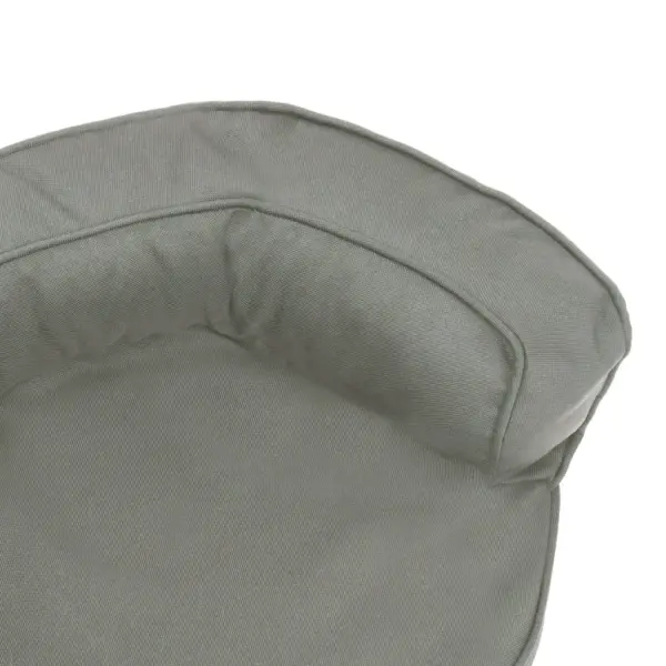 Ergonoomiline hall koeravoodi linase välimusega kangast, 60 x 42 cm – 6