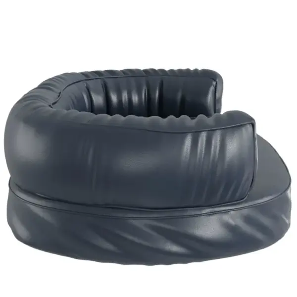 Ergonoomiline koeravoodi kunstnahast, tumesinine, 75 x 53 cm – 5