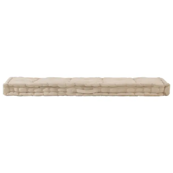 Euroaluse diivanipadjad, 2-osaline komplekt, beež puuvill, 120 x 80 cm – 5