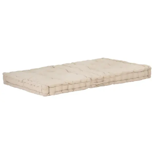 Euroaluse diivanipadjad, 2-osaline komplekt, beež puuvill, 120 x 80 cm – 7