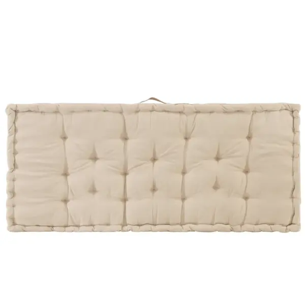 Euroaluse diivanipadjad, 2-osaline komplekt, beež puuvill, 120 x 80 cm – 9