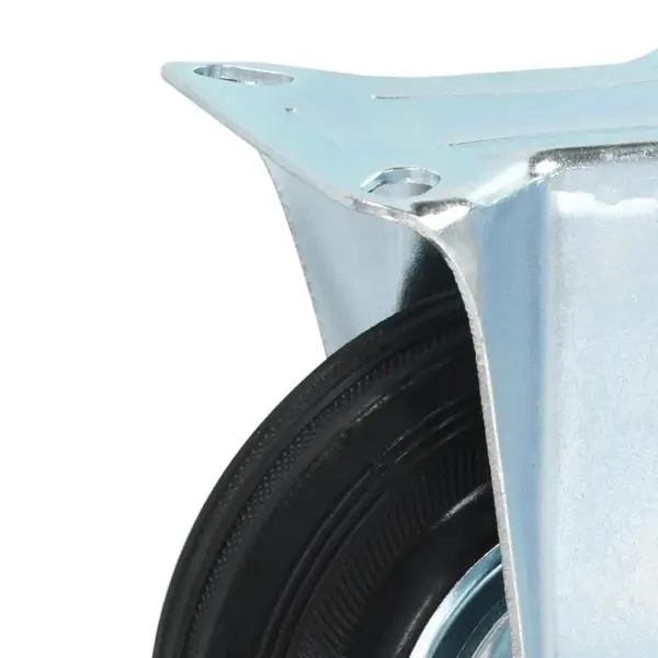 Fikseeritud kummist mööblirattad, must, 8 tk, 125 mm, kandevõime 100 kg – 5