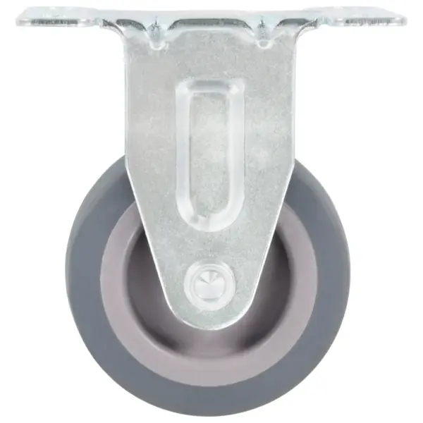 Hallid fikseeritud mööblirattad, 4 tk, 50 mm, termoplastiline kumm – 4