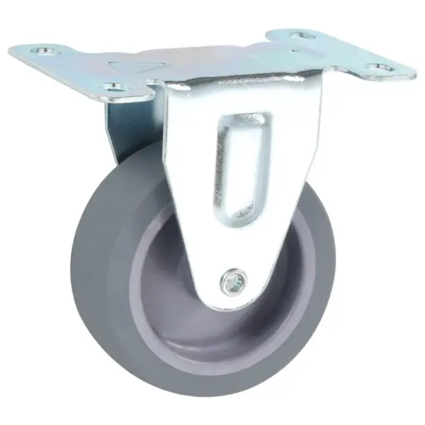 Fikseeritud TPR mööblirattad plaadiga, hall, 16 tk, 75 mm, 45 kg – 3