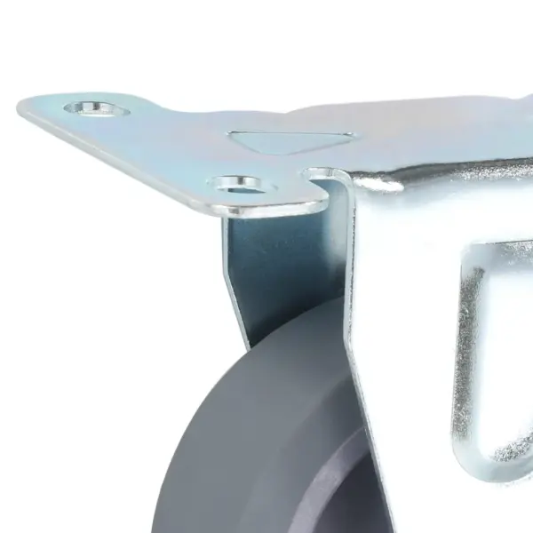 Fikseeritud TPR mööblirattad plaadiga, hall, 16 tk, 75 mm, 45 kg – 4