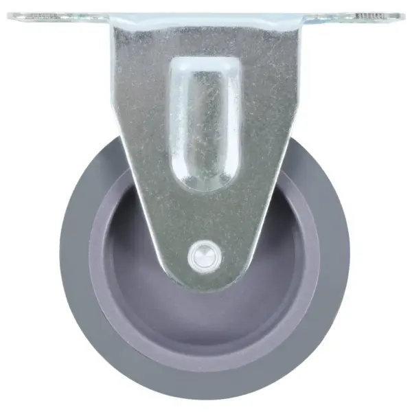 Fikseeritud TPR mööblirattad plaadiga, hall, 16 tk, 75 mm, 45 kg – 5