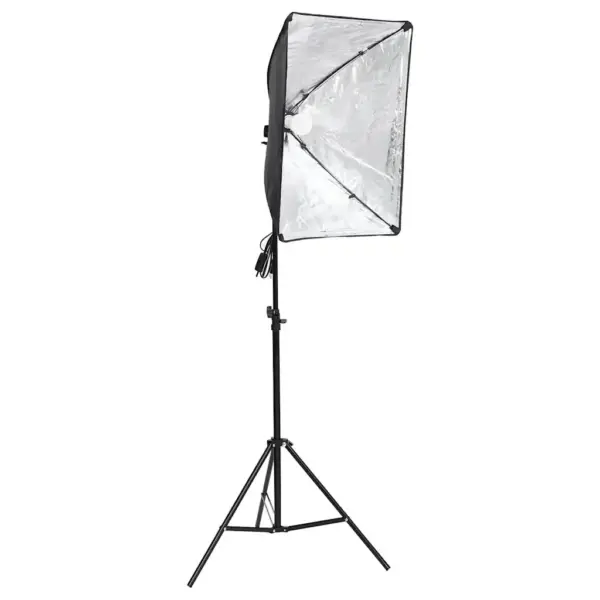 Fotostuudio valgustus- ja taustakomplekt softboxide, 5 tausta ja 5‑in‑1 reflektoriga, must - 3