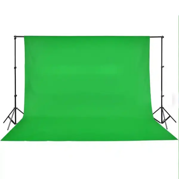 Fotostuudiokomplekt valgustuse, vihmavarjude ja rohelise taustaga, 3 lampi, 5 statiivi – 13