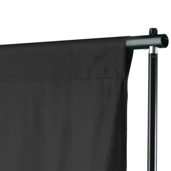 Fototausta tugisüsteem musta puuvillase taustakangaga, 500 x 300 cm, alumiinium – 2