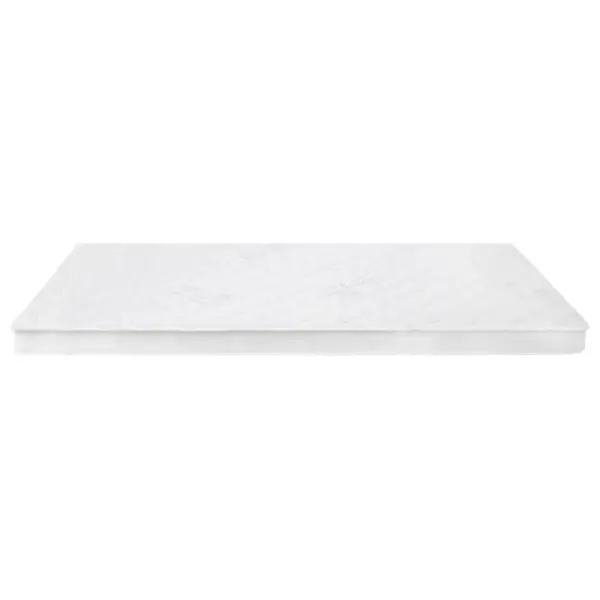 Geelvahust pealismadrats 120 x 200 cm, 7 cm, pestava kattega, valge-sinine – 3