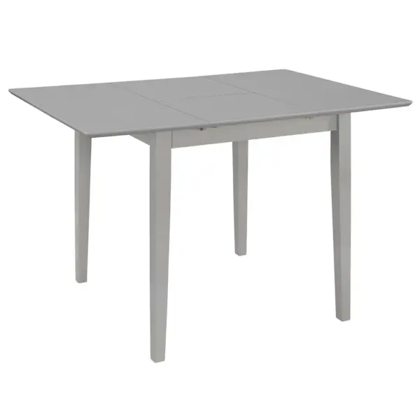 5-osaline hall söögitoakomplekt pikendatava kummipuu-MDF lauaga, laud 80–120 x 80 x 74 cm – 2