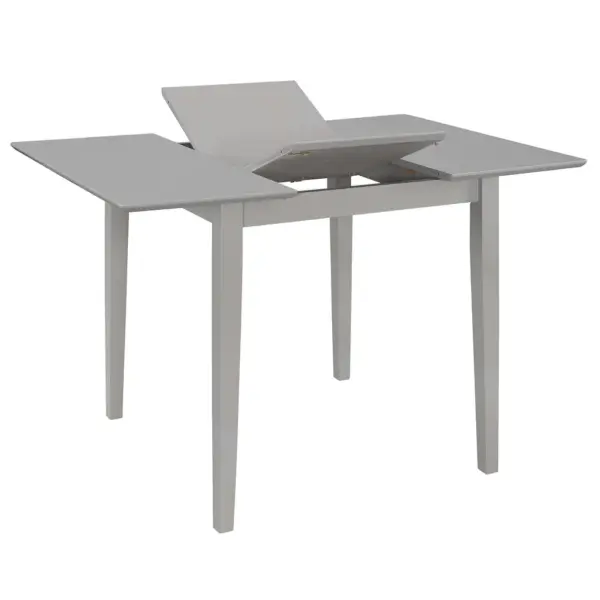 5-osaline hall söögitoakomplekt pikendatava kummipuu-MDF lauaga, laud 80–120 x 80 x 74 cm – 3