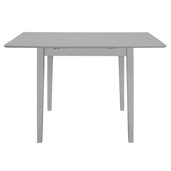 5-osaline hall söögitoakomplekt pikendatava kummipuu-MDF lauaga, laud 80–120 x 80 x 74 cm – 4
