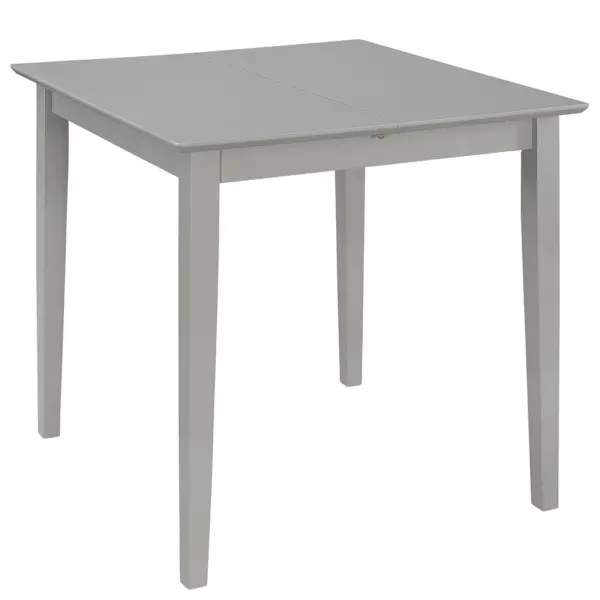 5-osaline hall söögitoakomplekt pikendatava kummipuu-MDF lauaga, laud 80–120 x 80 x 74 cm – 5