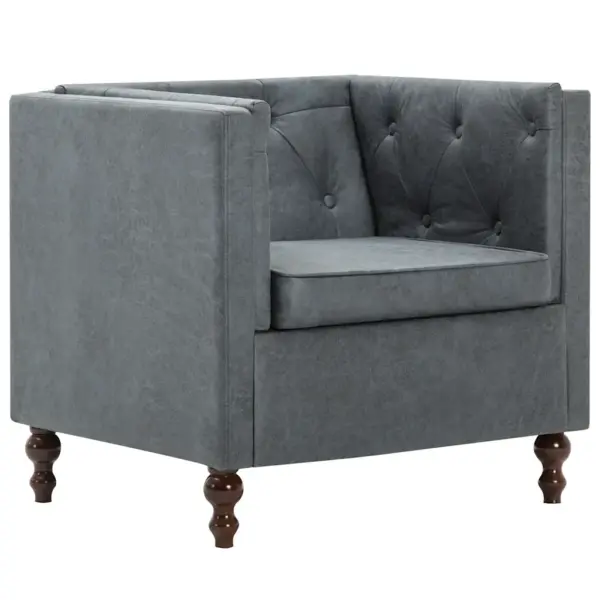 Hall Chesterfield-stiilis tugitool kangaga, 72 x 68 x 70 cm – 2