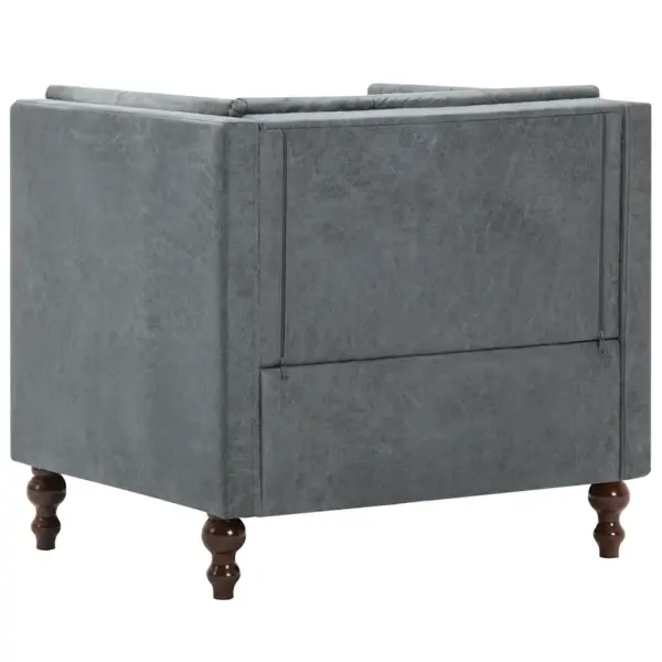 Hall Chesterfield-stiilis tugitool kangaga, 72 x 68 x 70 cm – 5