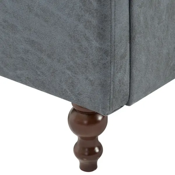 Hall Chesterfield-stiilis tugitool kangaga, 72 x 68 x 70 cm – 6