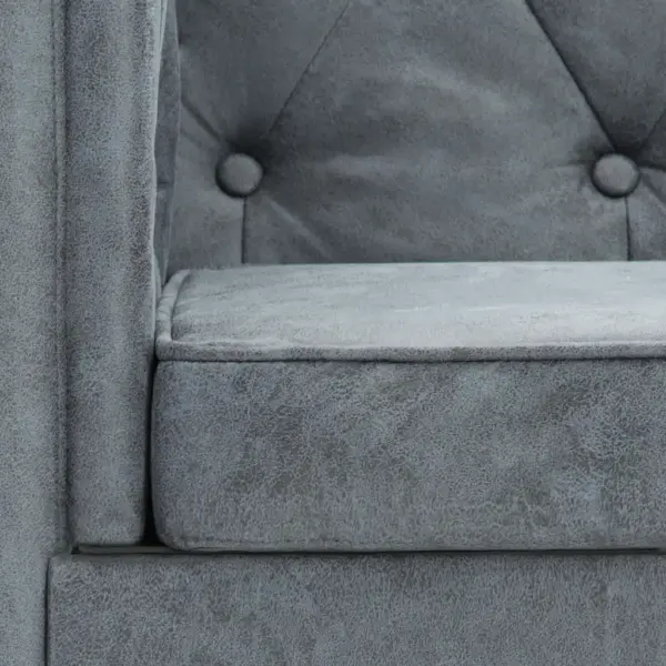 Hall Chesterfield-stiilis tugitool kangaga, 72 x 68 x 70 cm – 7