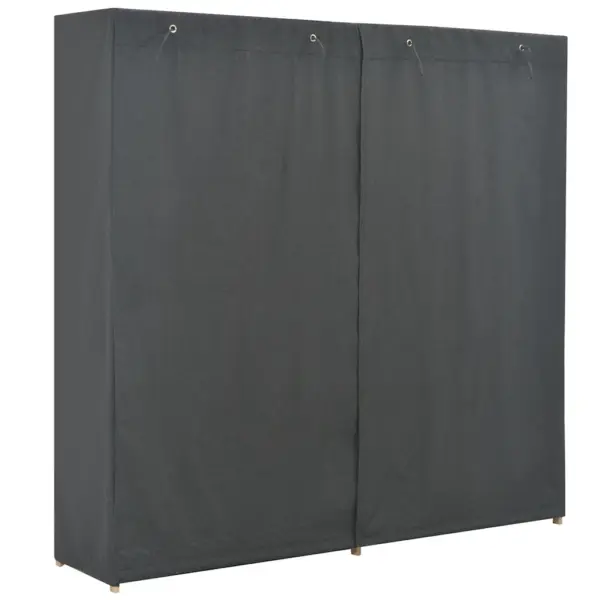 Hall kangast garderoob kuusepuidust raamiga, 200 x 40 x 170 cm – 3
