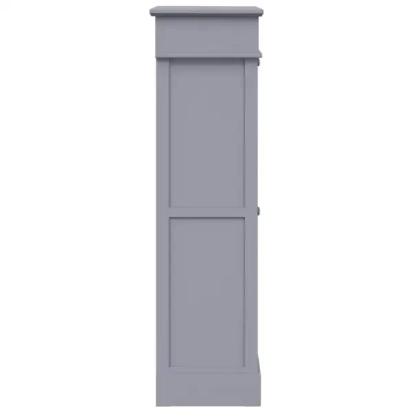 Hall kingakapp 2 kallutatava sahtliga, Paulownia puit, 50 x 28 x 98 cm – 5