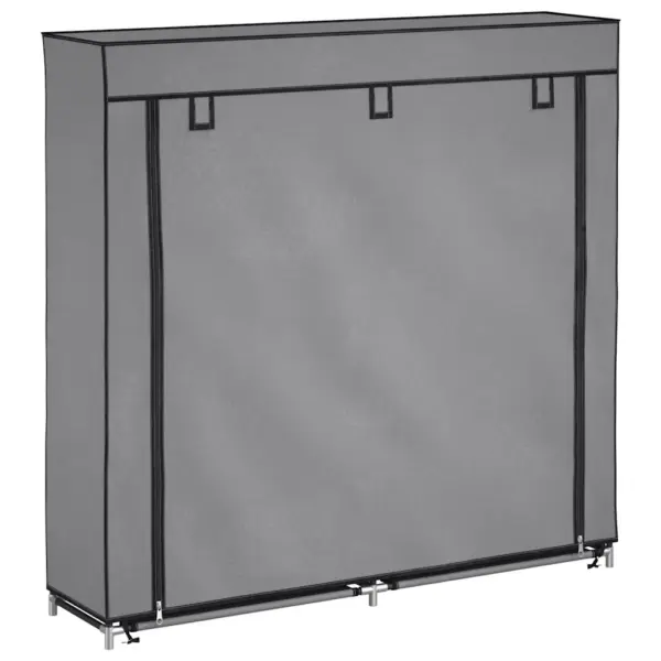 Hall viie riiuliga kingakapp kattega ja metallraamiga, 115 x 28 x 110 cm – 2