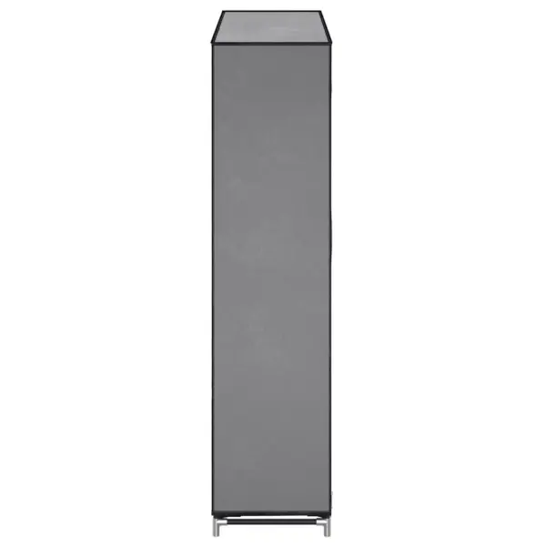 Hall viie riiuliga kingakapp kattega ja metallraamiga, 115 x 28 x 110 cm – 5