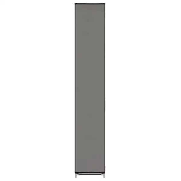 Kitsas kingakapp 8 riiuliga ja kangaskattega, hall, 57 x 29 x 162 cm – 5