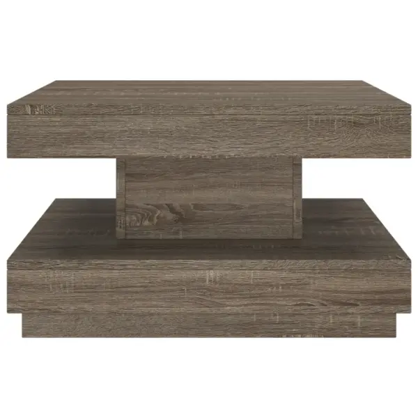 Hall ruudukujuline kohvilaud spoonitud MDF-st, 60 x 60 x 35 cm – 3