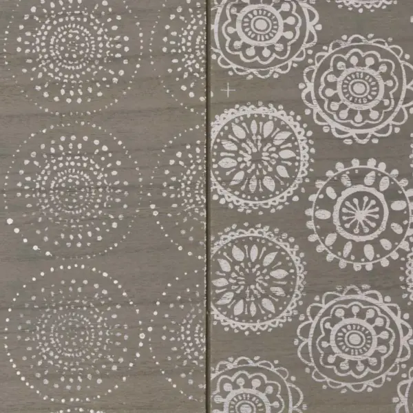 Hall retrostiilis konsoollaud dekoratiivse mustriga, 90 x 30 x 71,5 cm – 5