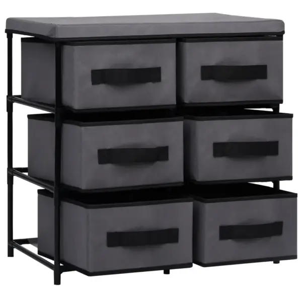 Hall kontorikapp 6 kangast sahtliga, terasraamiga, 55 x 29 x 55 cm – 4
