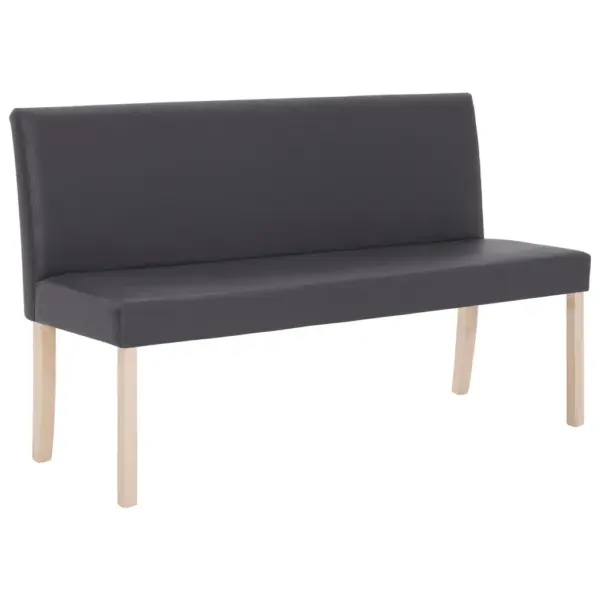 Hall kunstnahast esikupink männipuidust raamiga, 139,5 cm – 2
