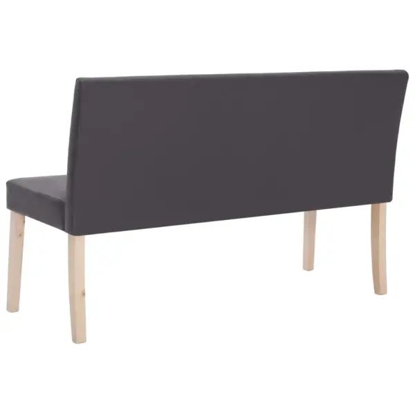Hall kunstnahast esikupink männipuidust raamiga, 139,5 cm – 5