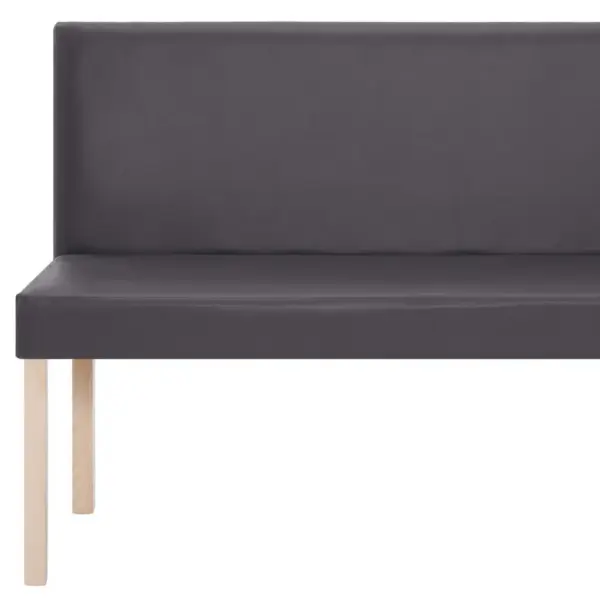 Hall kunstnahast esikupink männipuidust raamiga, 139,5 cm – 6