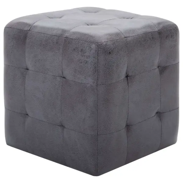Hall kunstseemisnahast tumba, 2 tk, 30 x 30 x 30 cm – 2