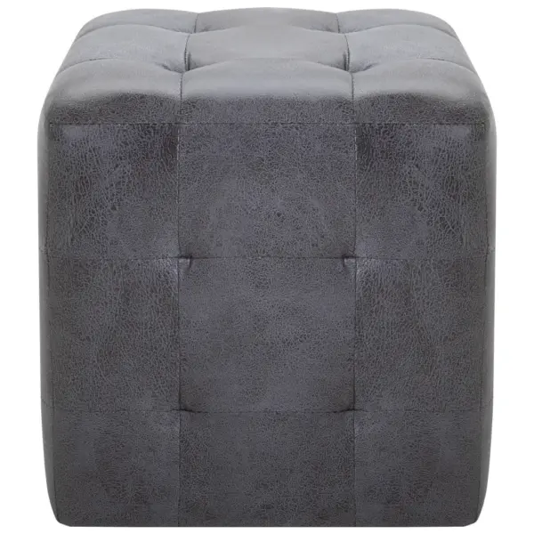 Hall kunstseemisnahast tumba, 2 tk, 30 x 30 x 30 cm – 3