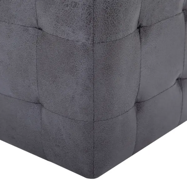 Hall kunstseemisnahast tumba, 2 tk, 30 x 30 x 30 cm – 5