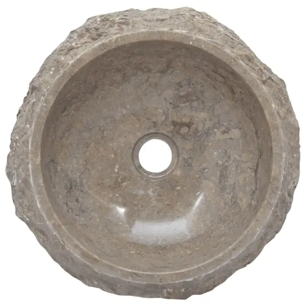 Hall ümmargune marmorvalamu, Ø40 x 12 cm – 6