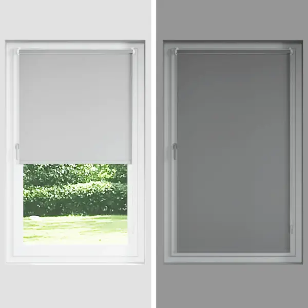 Pimendav rullkardin termokattekihiga, hall, valge ketiga, 80 x 175 cm – 8