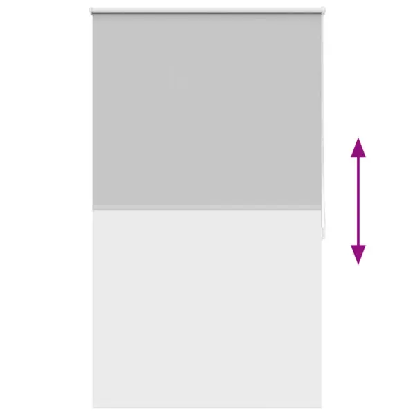 Pimendav rullkardin termokattekihiga, hall, valge ketiga, 80 x 175 cm – 9