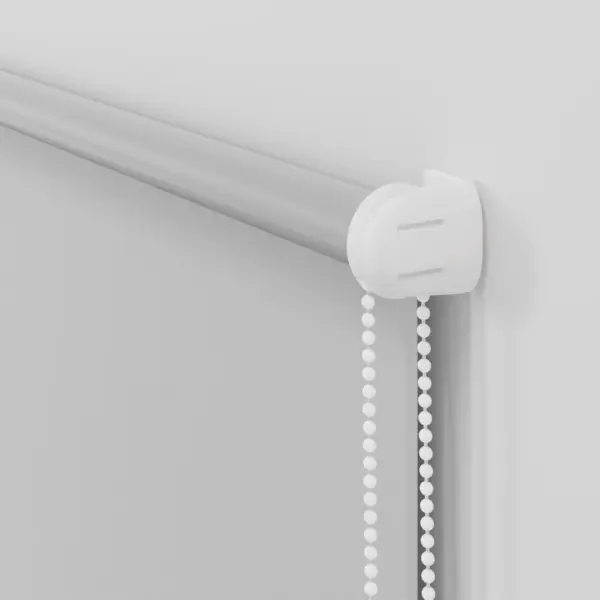Pimendav ruloo termokattega, hall, 100 x 230 cm, 100% polüester, valge kett – 11
