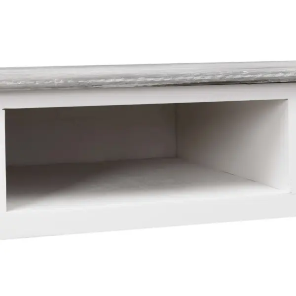 Hall kirjutuslaud sahtlite ja avatud sektsiooniga, paulowniapuidust, 110 x 45 x 76 cm – 7