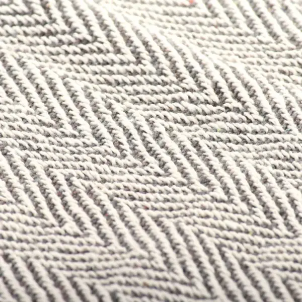 Puuvillane pleed kalasaba mustriga, hall, 125 x 150 cm – 6