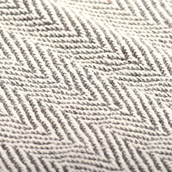 Hall puuvillane pleed kalasabamustriga, 160 x 210 cm – 6
