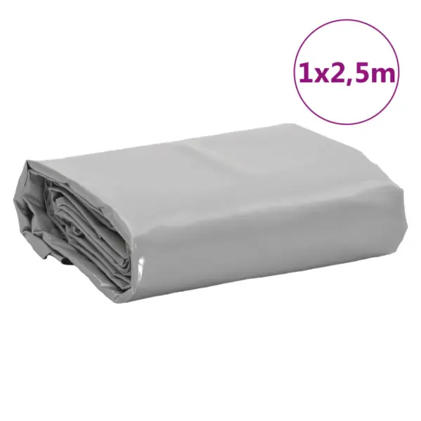 Veekindel PVC present, hall, 1 x 2,5 m, 650 g/m² – 9
