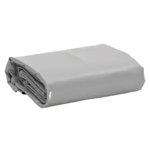 Tugev PVC present aiamööbli ja ehitusmaterjalide katmiseks, hall, 3 x 4 m, 650 g/m²