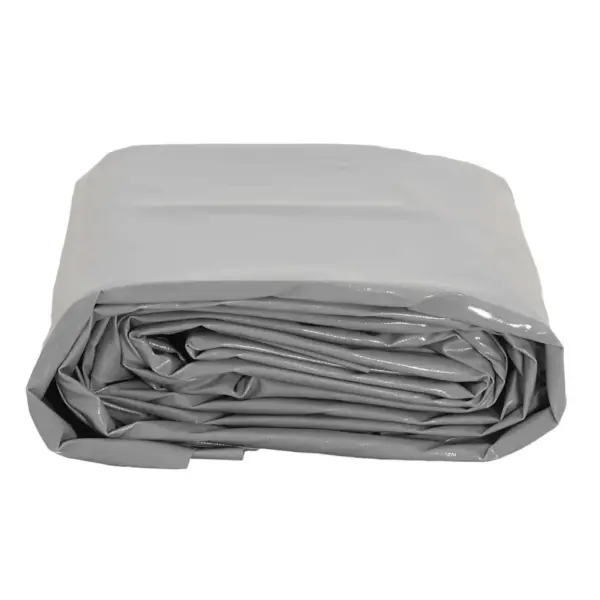 Tugev PVC present aiamööbli ja ehitusmaterjalide katmiseks, hall, 3 x 4 m, 650 g/m² – 3