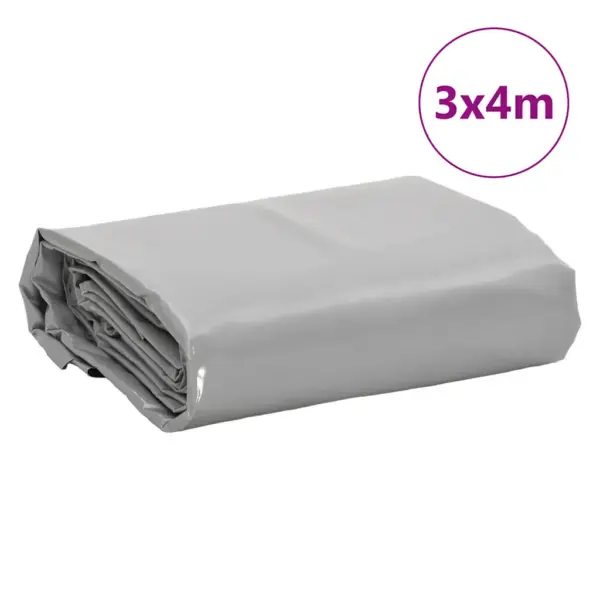 Tugev PVC present aiamööbli ja ehitusmaterjalide katmiseks, hall, 3 x 4 m, 650 g/m² – 8